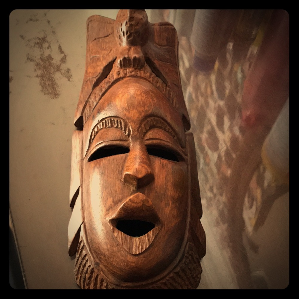 Decorative African mask hand made